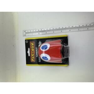 Pac-Man BLINKY Red Ghost Squishy Stress Ball Foam Figure Toy Packaging Damaged